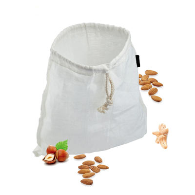 Bom preço. Saco de filtro de leite de nozes de linho orgânico de qualidade alimentar reutilizável de 200 microns on-line