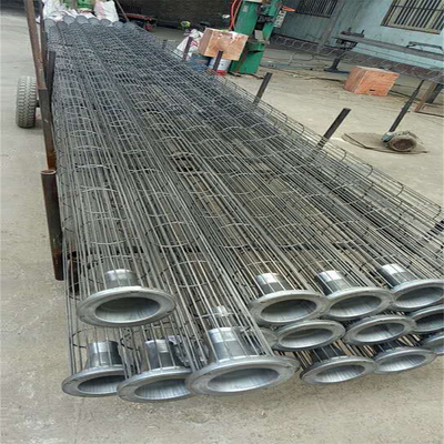 Bom preço. Os encaixes industriais do coletor de poeira galvanizaram a gaiola de aço do saco de filtro on-line