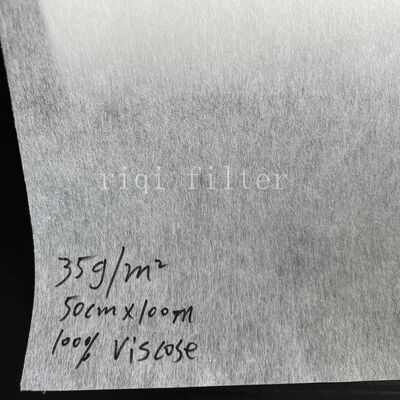 Bom preço. Papel de filtragem 100% viscoso de 25 microns para máquinas industriais de moagem de rolos on-line