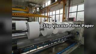 papel de filtro de viscose 35g